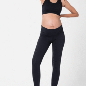 LEGGINGS DEPORTIVO MEDIA BANDA NEGRO