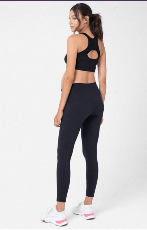 LEGGINGS DEPORTIVO MEDIA BANDA NEGRO - Imagen 2